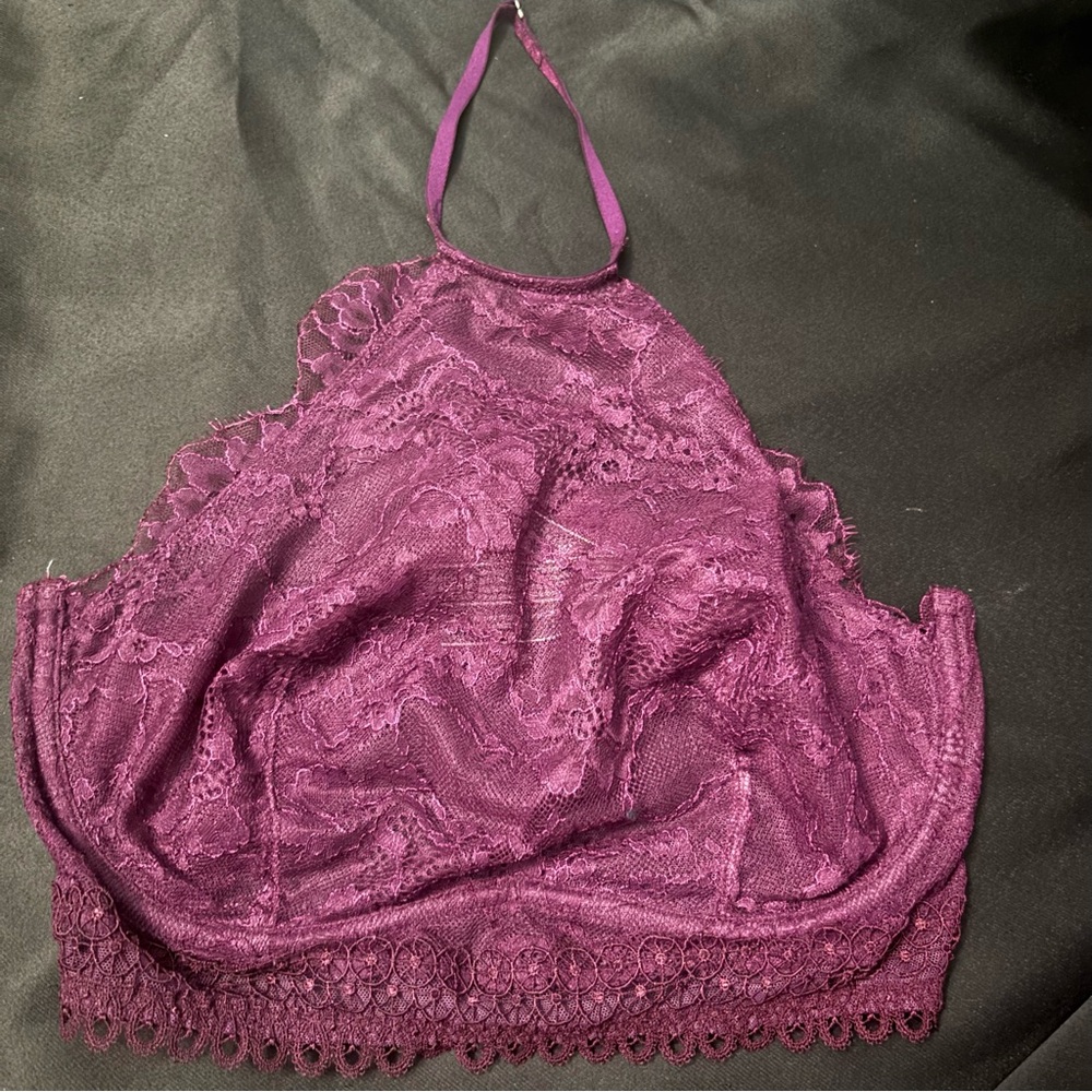 Victoria's Secret Burgundy Lace Bralette